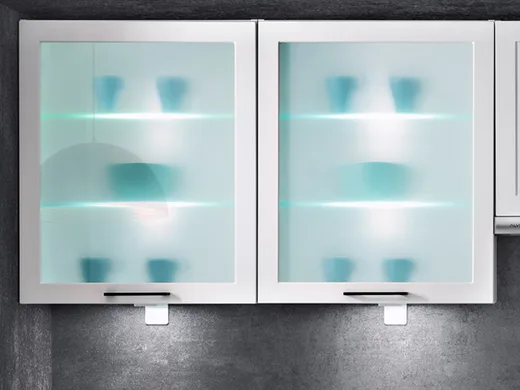 Glass shelves